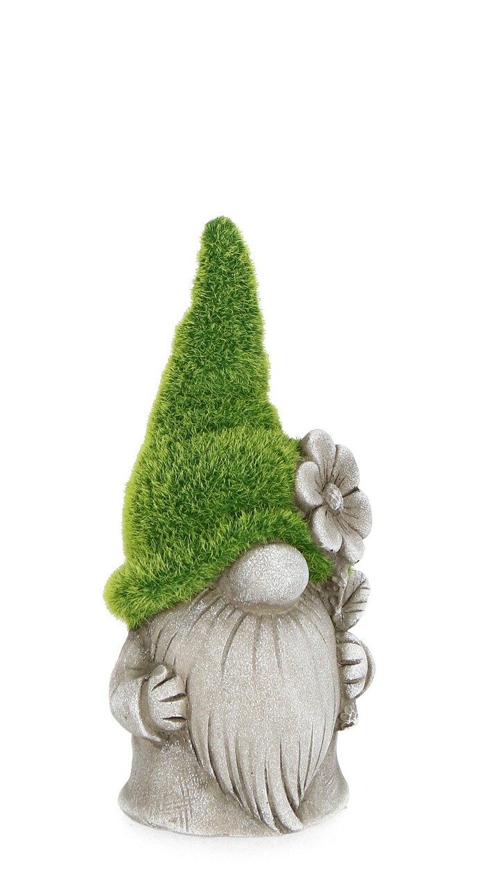 Decoratiune de gradina Gnome, Bizzotto, 8 x 18 cm, teracota - imagine 4